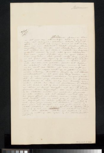 Manuscript concerning Hermanus J. Slothouwer