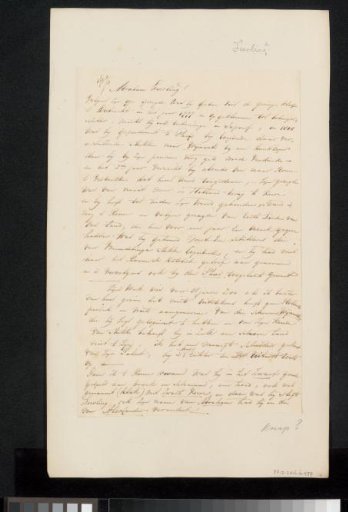Manuscript concerning Abraham Teerlink
