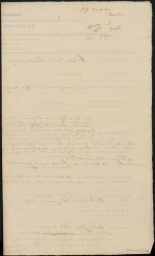 Questionnaire filled out by George Pieter Westenberg