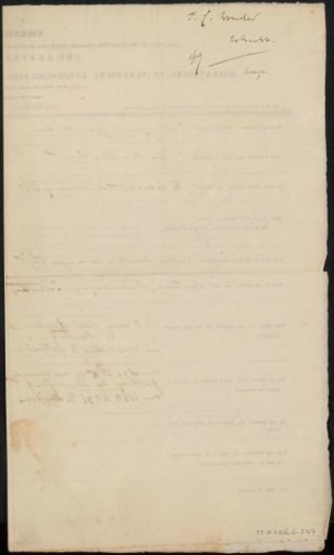 Questionnaire filled out by Pieter Christoffel Wonder