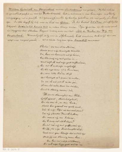 Text on Willem van Focquenbroch