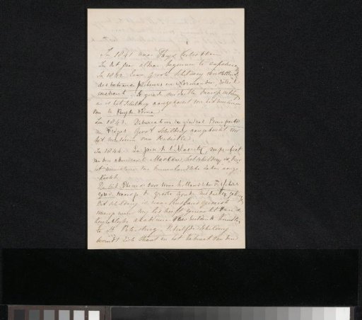Letter to Christiaan Immerzeel