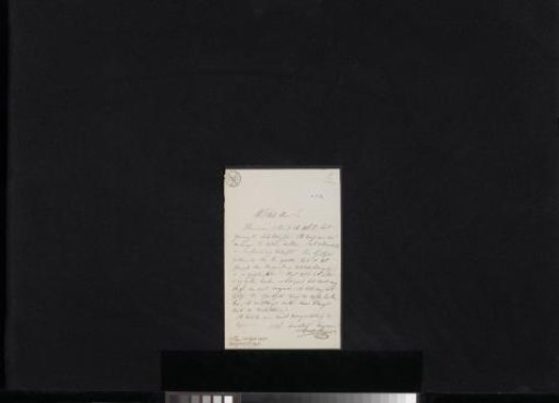 Letter to anonymous, possibly to C.J. de Lang