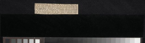 Newspaper clipping concerning Louis Meijer