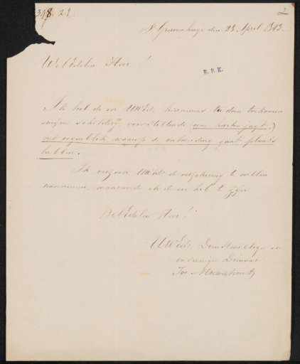 Letter to an anonymous person