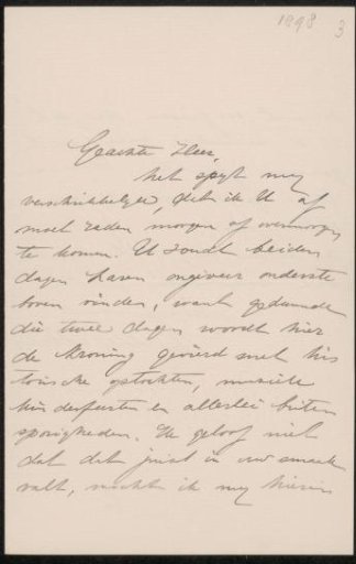 Letter to August Allebé