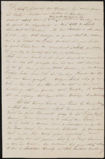 Manuscript concerning Woutherus Mol