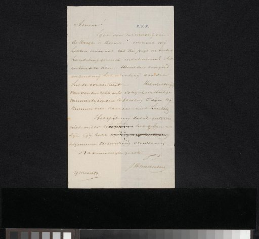 Letter to Anonymous