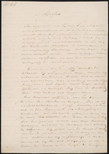 Letter to an anonymous recipient