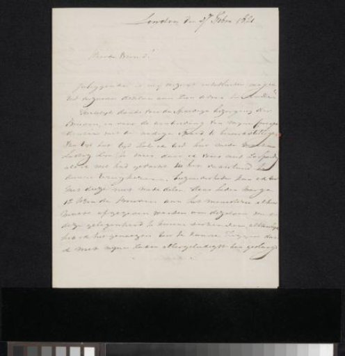 Letter to Jean Zacharie Mazel