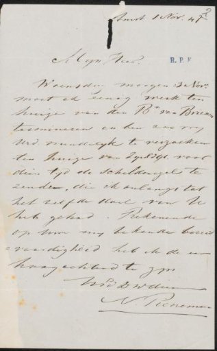 Letter to an anonymous recipient