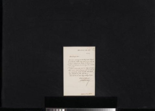 Letter to Christiaan Kramm