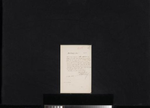 Letter to Christiaan Kramm