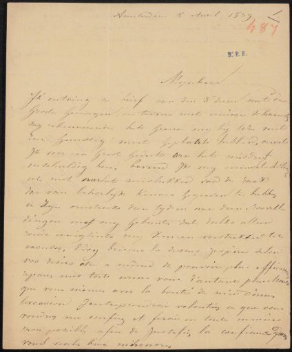 Letter to Christiaan Kramm