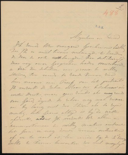 Letter to Christiaan Kramm