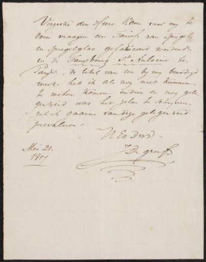Letter to anonymous