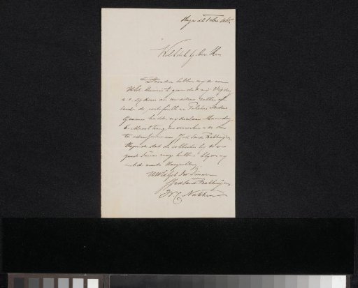 Letter to anonymous