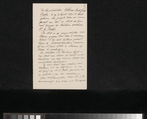 Letter to an unknown person