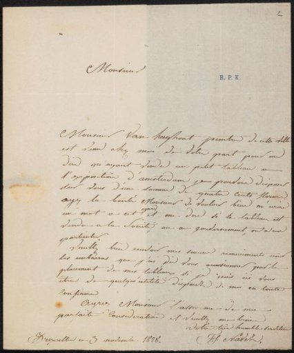 Letter to an anonymous recipient