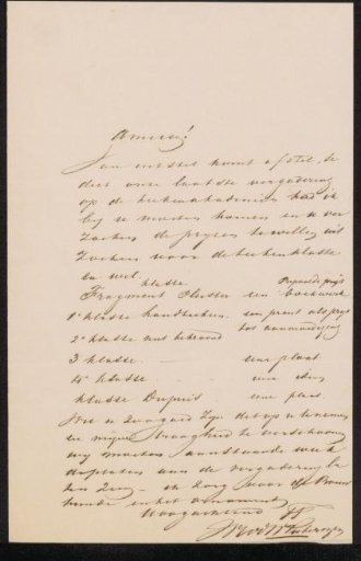 Letter to anonymous