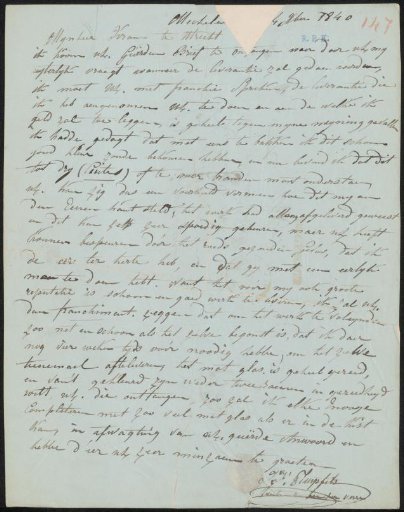 Letter to Christiaan Kramm