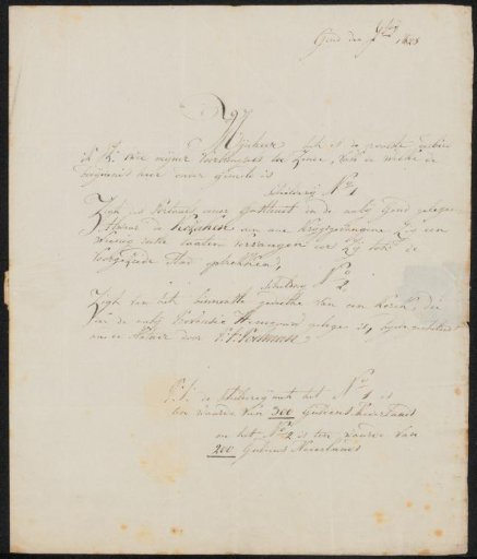 Letter to Adriaan van der Willigen