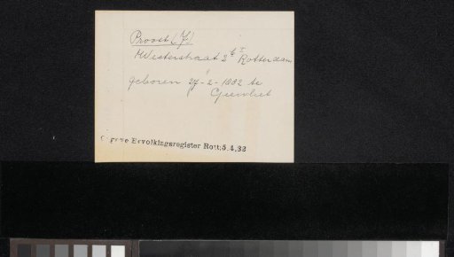Note concerning Johannes Proost