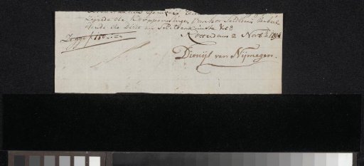 Receipt for an anonymous person