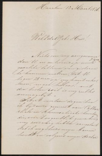 Letter to an anonymous recipient
