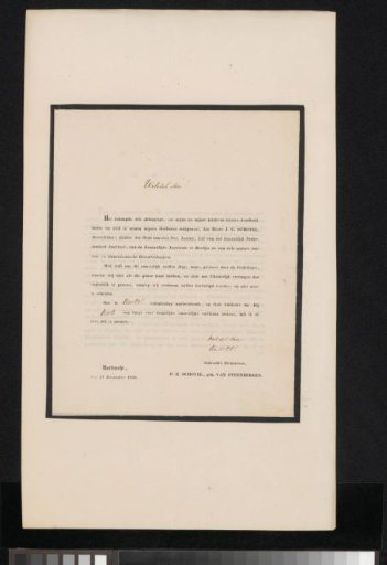 Death notice to Johannes Immerzeel