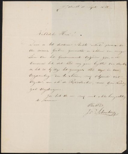 Letter to an anonymous recipient