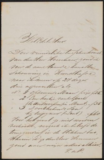 Letter to an anonymous recipient