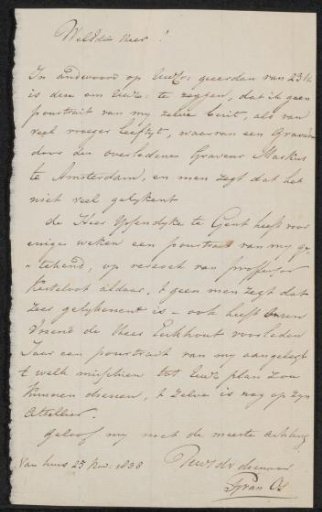 Letter to an anonymous recipient