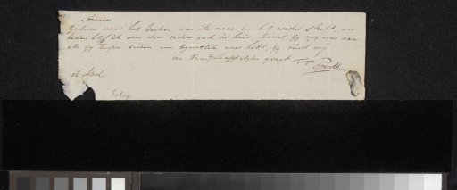 Letter to Jean Zacharie Mazel