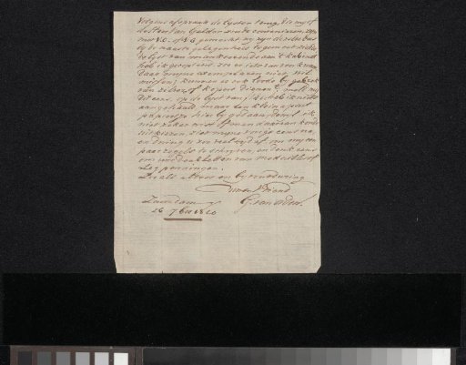 Letter to anonymous