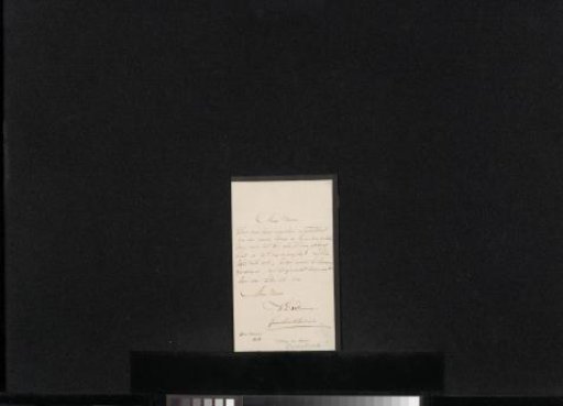 Letter to an unknown person