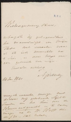 Letter to an anonymous person