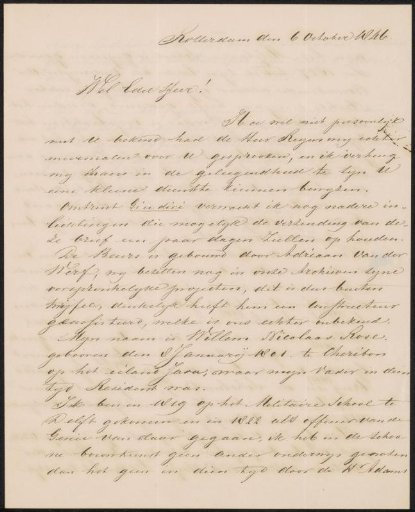 Letter to J.B. Wilnijck