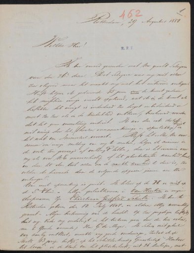 Letter to Christiaan Kramm