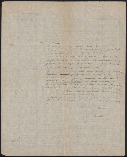 Letter to Roger C. Curtis