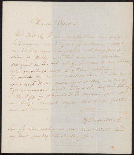 Letter to an anonymous recipient