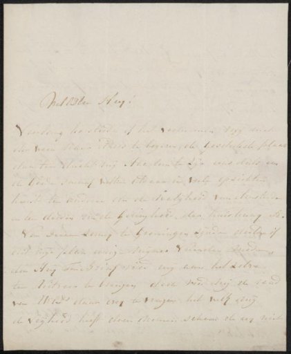 Letter to Adriaan van der Willigen