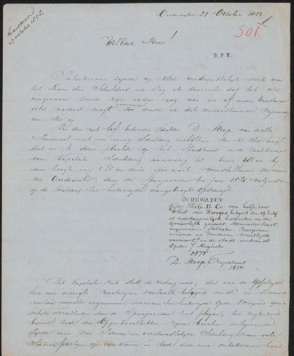 Letter to Christiaan Kramm