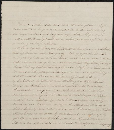 Manuscript Concerning Pieter Jan Guise