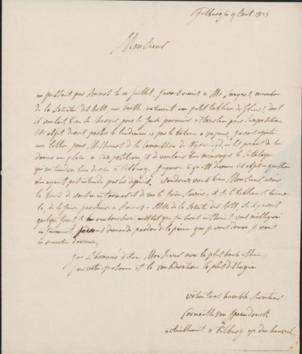 Letter to Adriaan van der Willigen