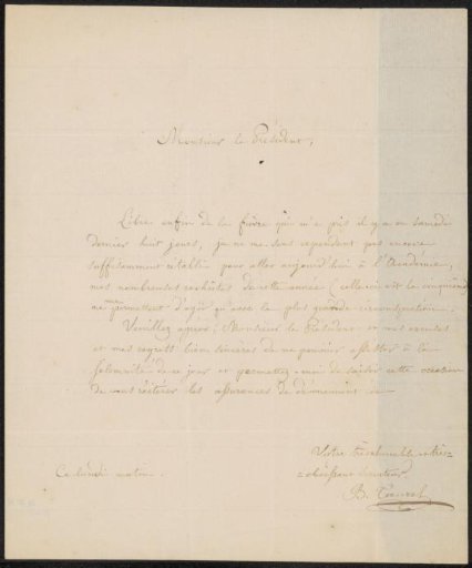 Letter to Frederik van de Poll
