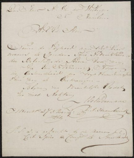 Letter to Adriaan van der Willigen