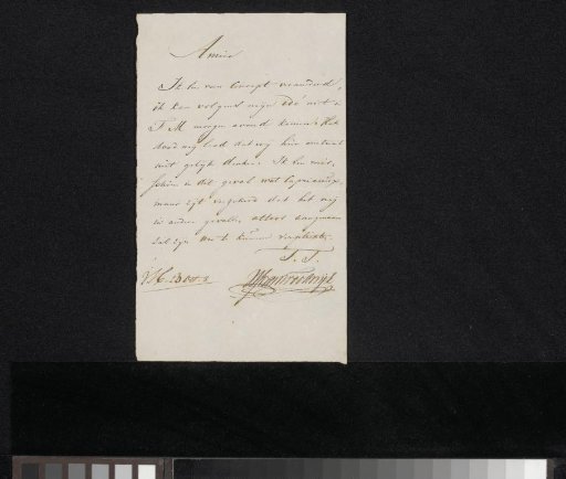 Letter to anonymous