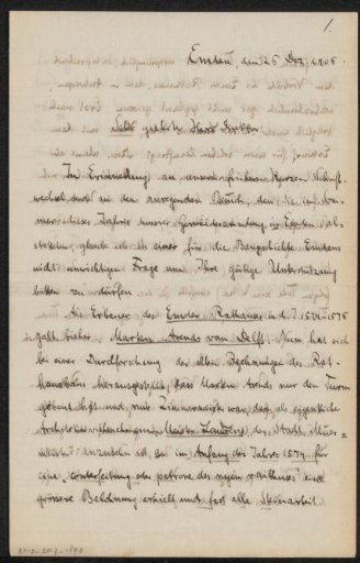 Letter to Pieter Haverkorn van Rijsewijk
