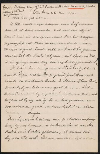 Letter to Jean Charles Joseph Drucker